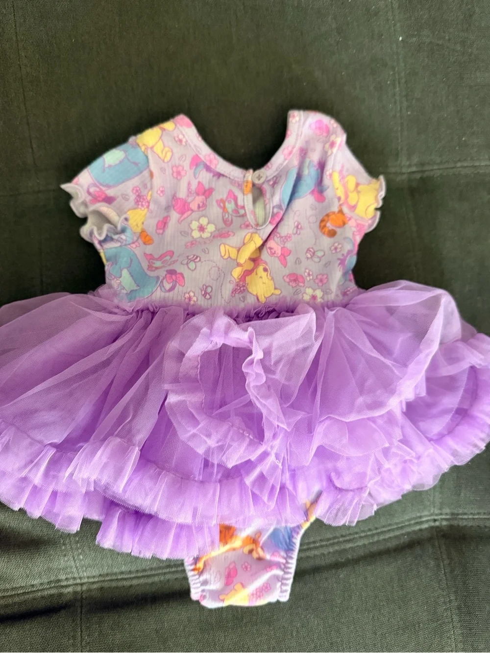 Disney Baby Purple and Pink Printed Bodysuit
